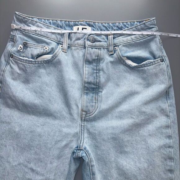 Lovers + Friends Reece High Rise Rigid Slim Straight Jeans In Palms 28 - Picture 10 of 15